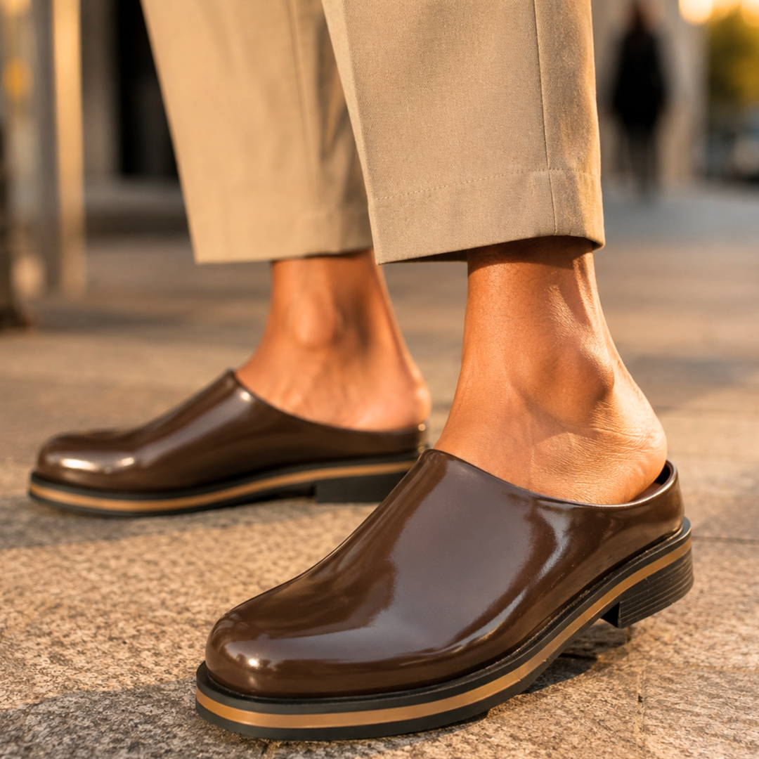 Dawson Leather Mules