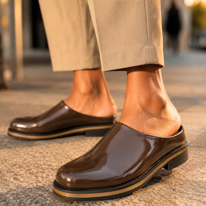 Dawson Leather Mules