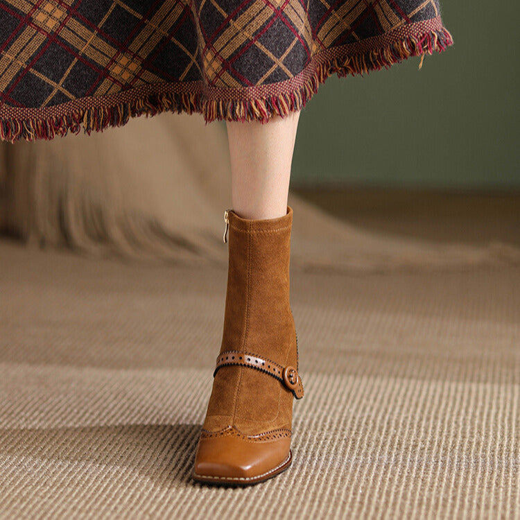 Alessia Genuine Leather Boots