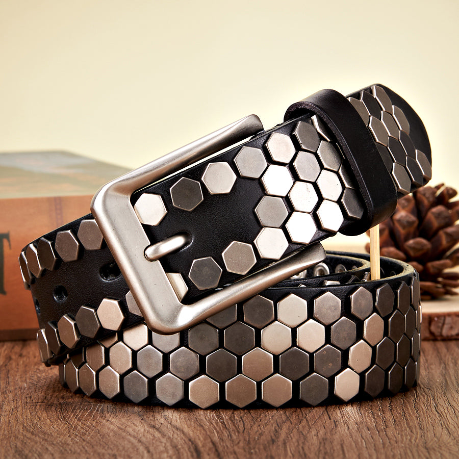 HexRebel Leather Belt