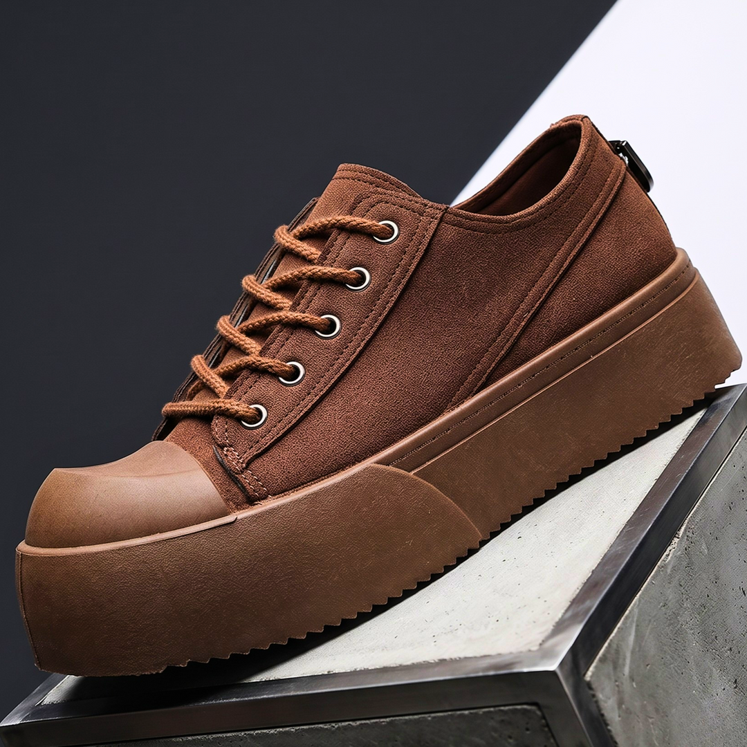 Easton Suede Platform Sneakers