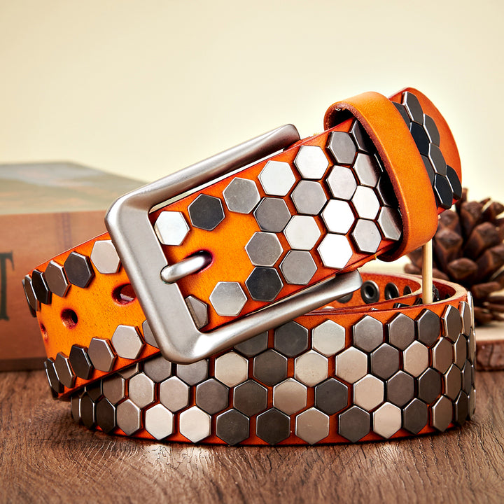 HexRebel Leather Belt