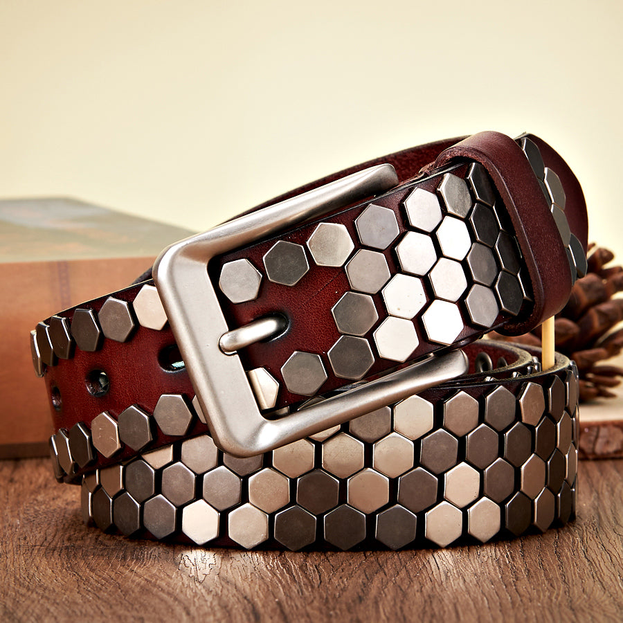 HexRebel Leather Belt