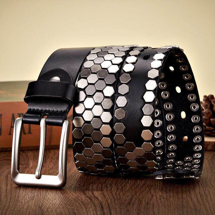 HexRebel Leather Belt