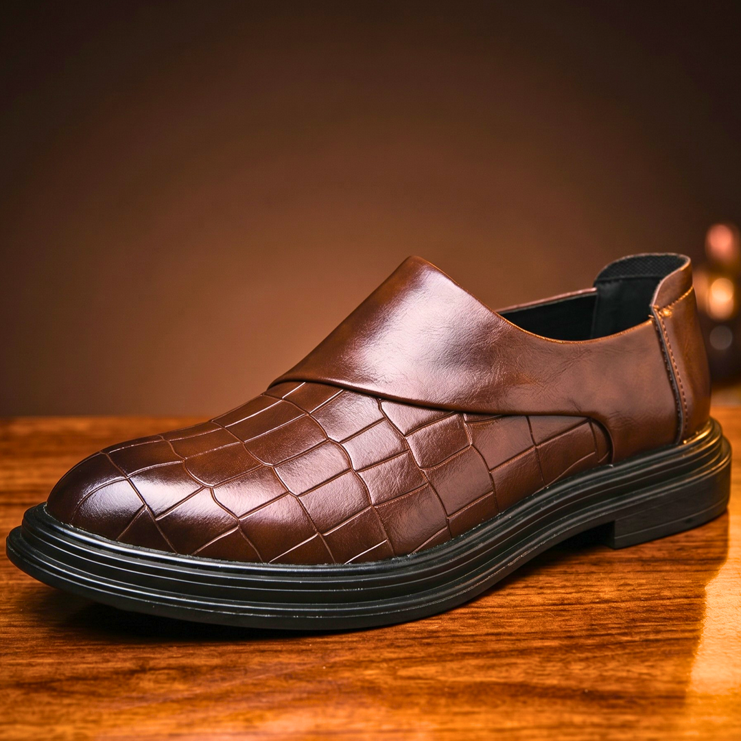 Ashton Thatcher Leather Derbies