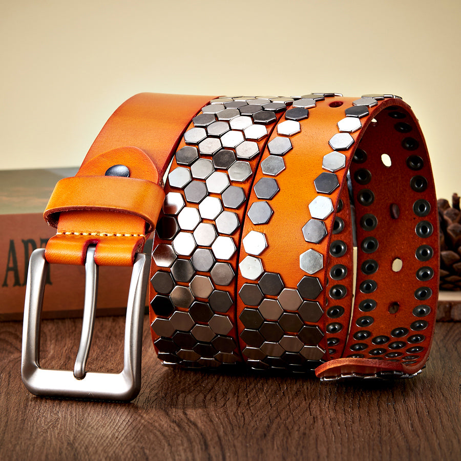 HexRebel Leather Belt