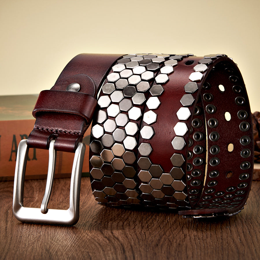 HexRebel Leather Belt