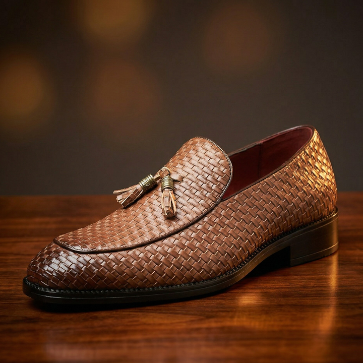 Ravello Woven Leather Loafers