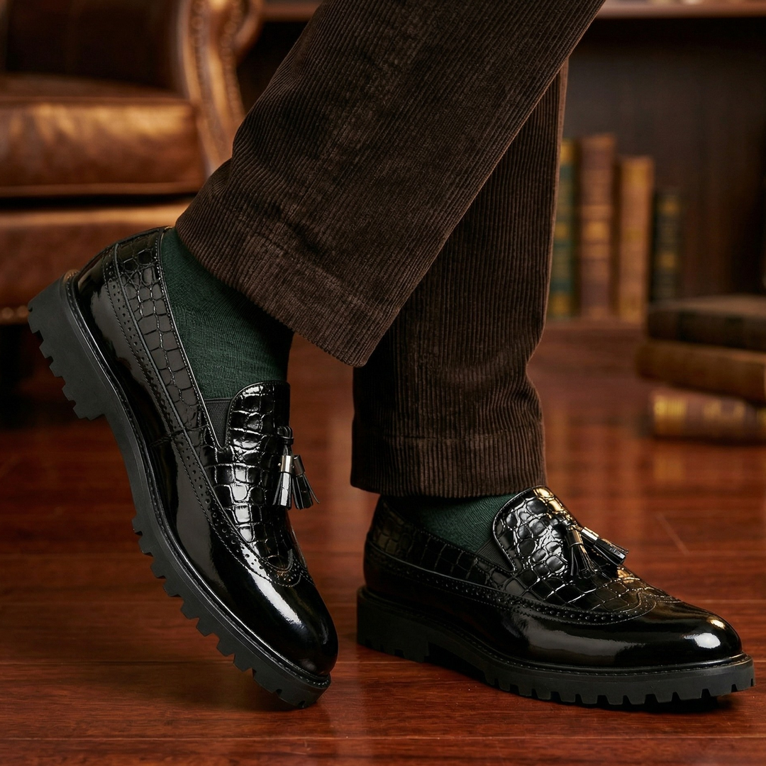 Giovanni Rosso Leather Loafers
