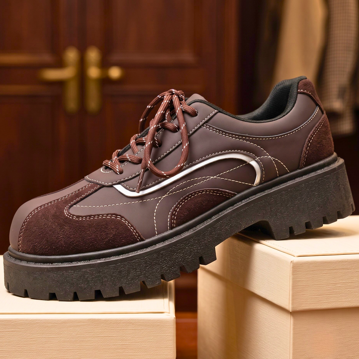 Maverick Retro Leather Derbies