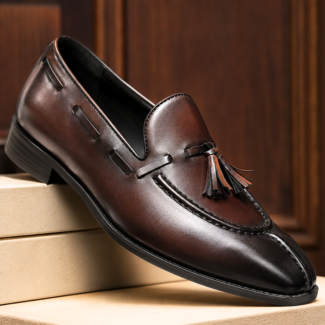 Giovanni Leather Dress Loafers