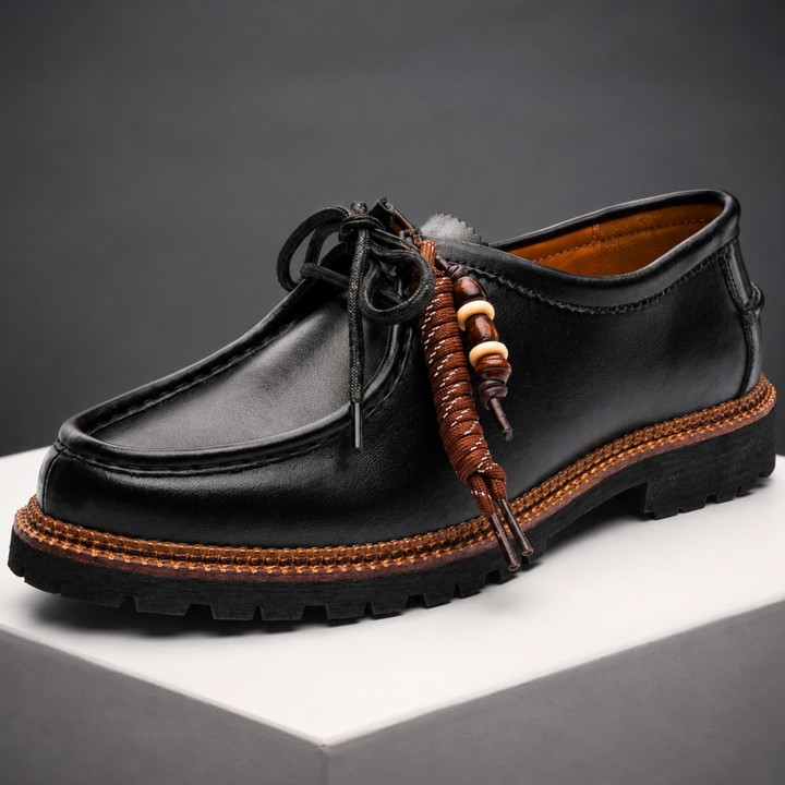 Marino Leather Lug Loafers