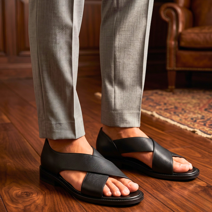 Landon Leather Sandals