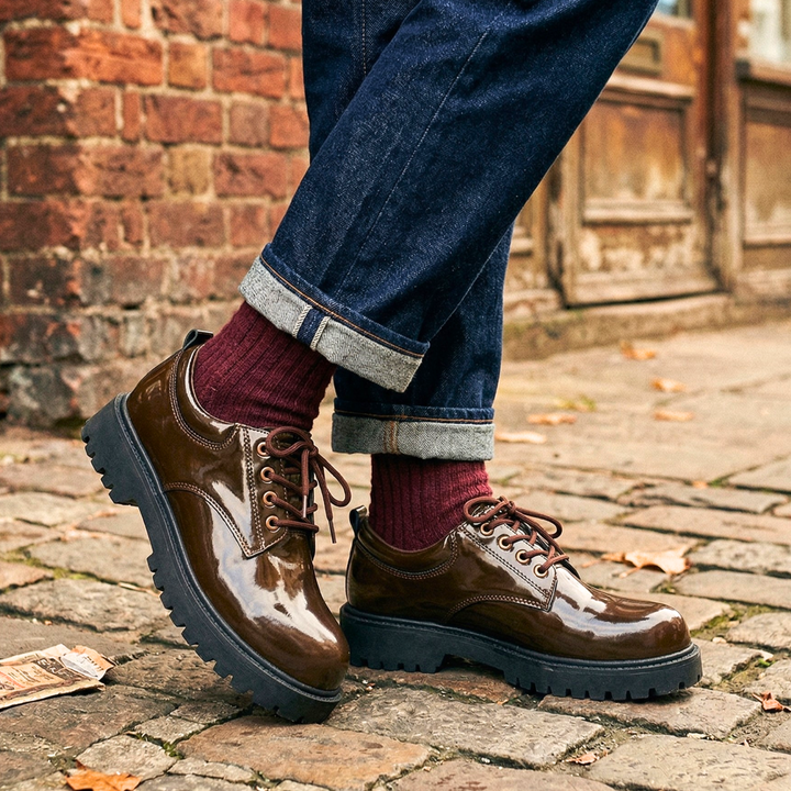 Vincenzo Leather Derbies