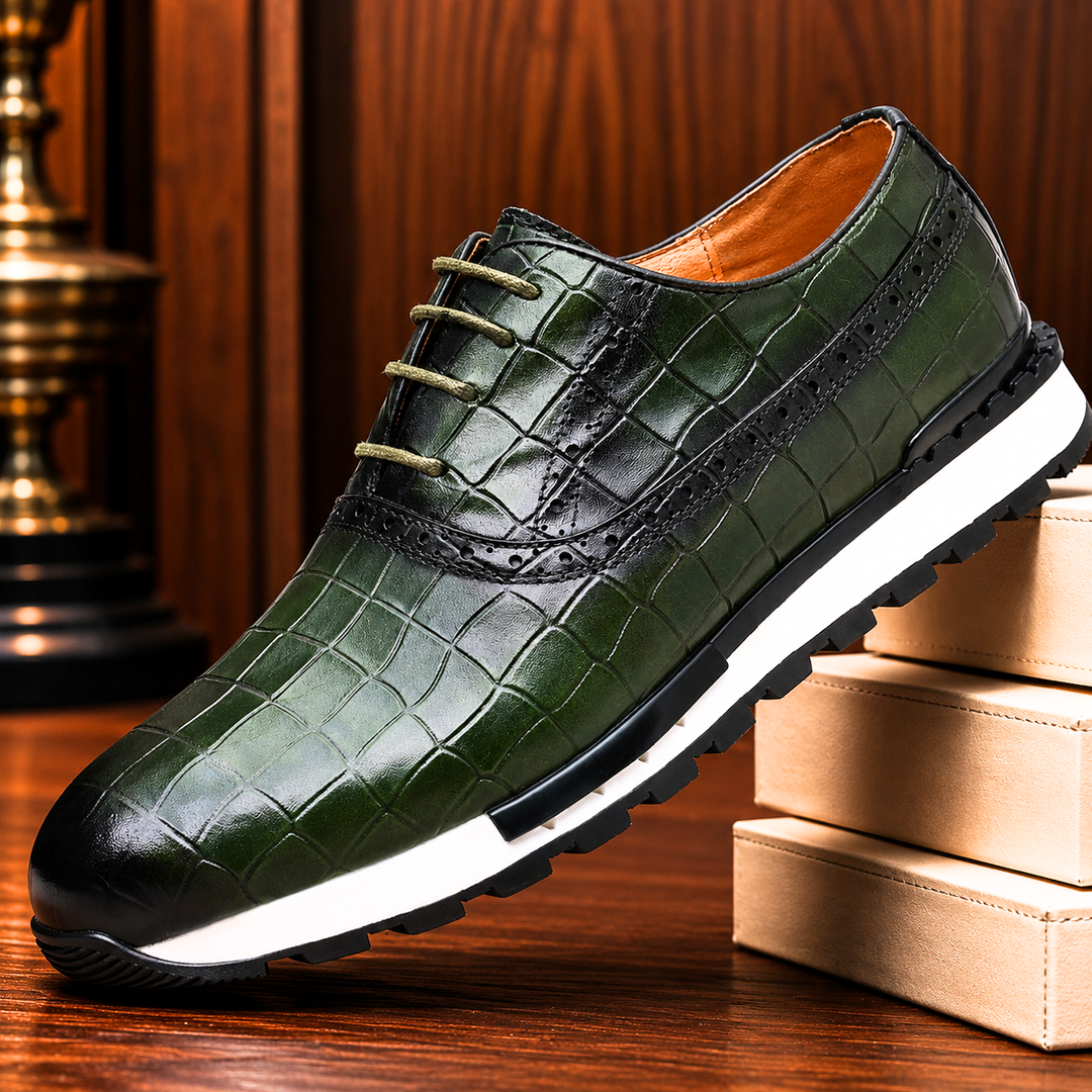 Parker Genuine Leather Dress Sneakers