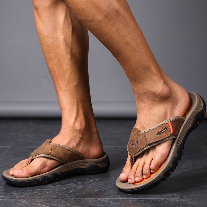 Axton Leather Sandals