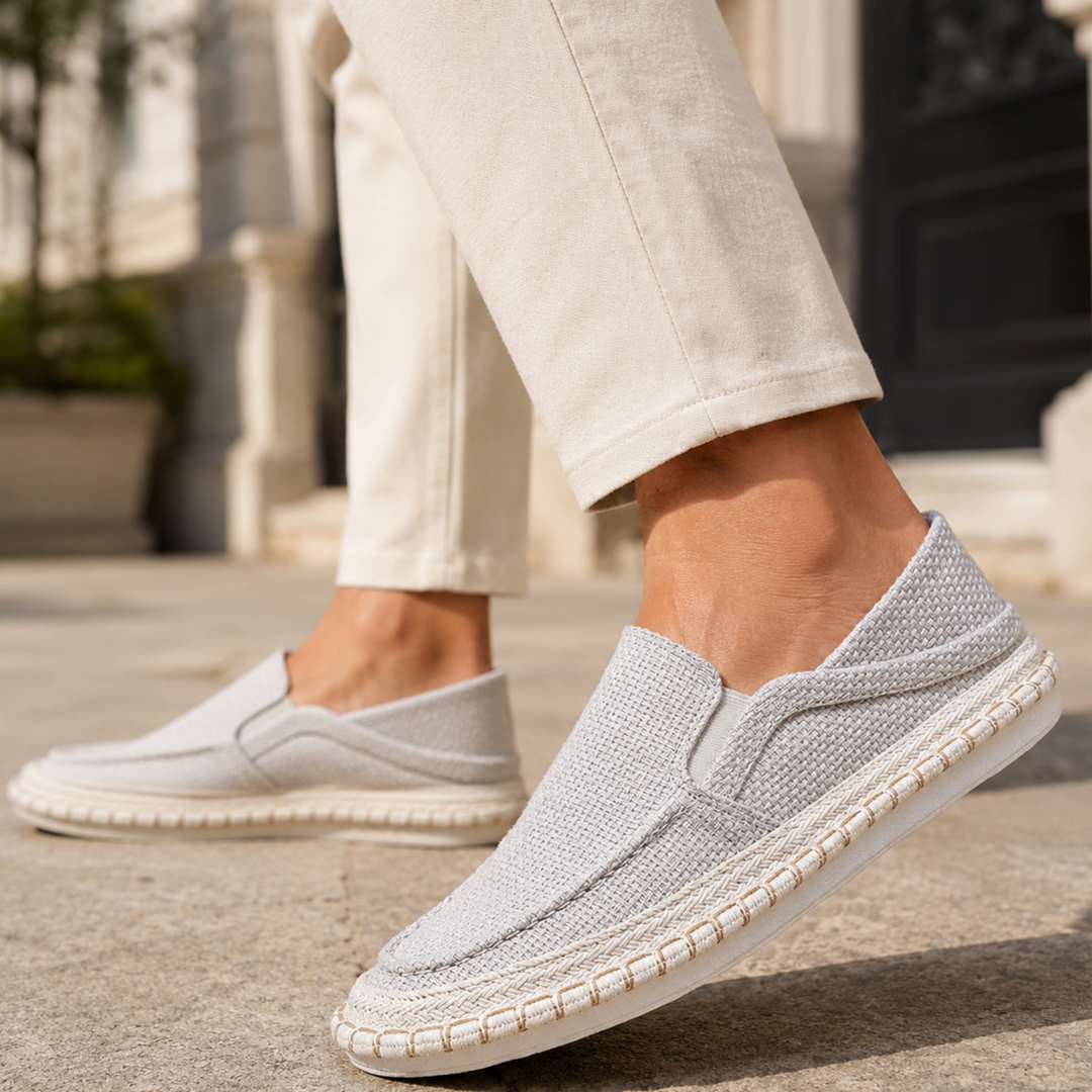 Riviera Woven Slip On Loafers