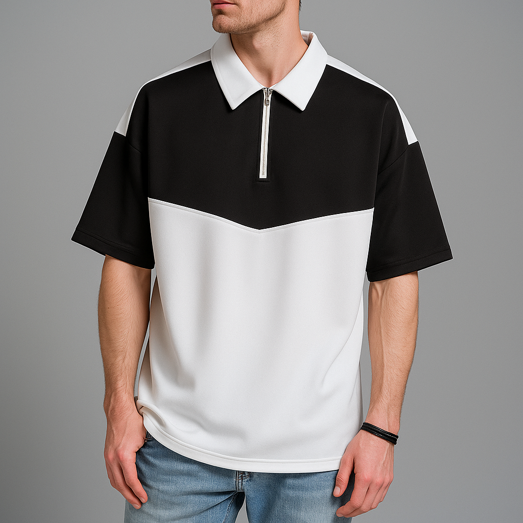 Axis Zip-Up Polo