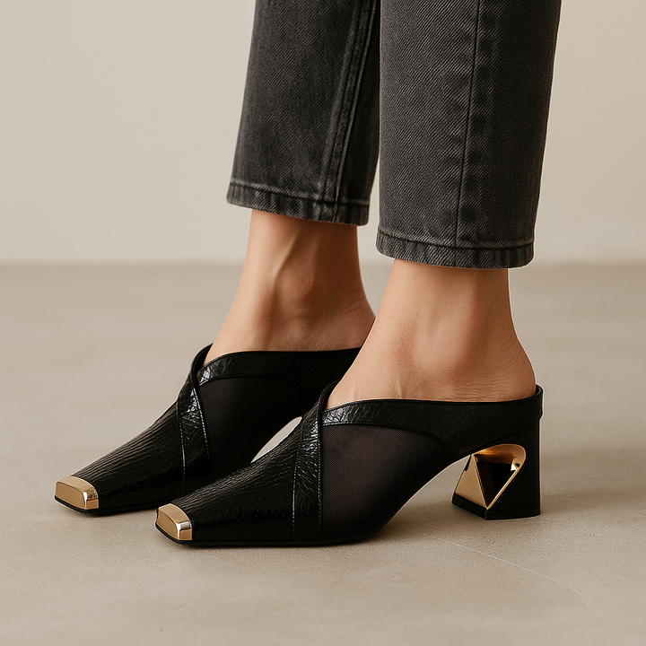 Aveline Heeled Mules