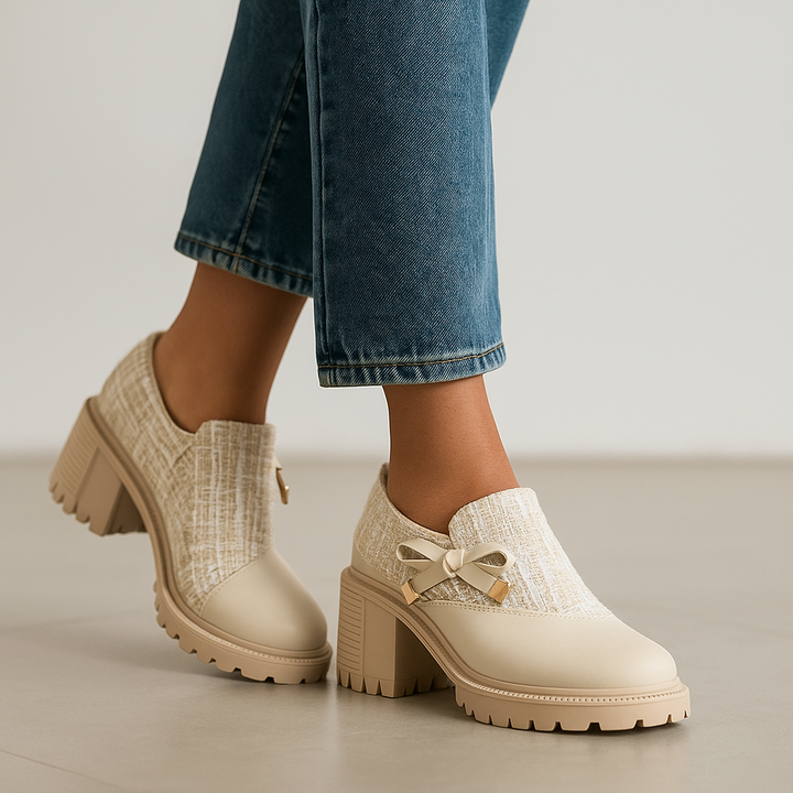Chantel Tweed Loafers