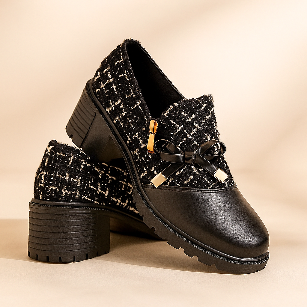 Chantel Tweed Loafers