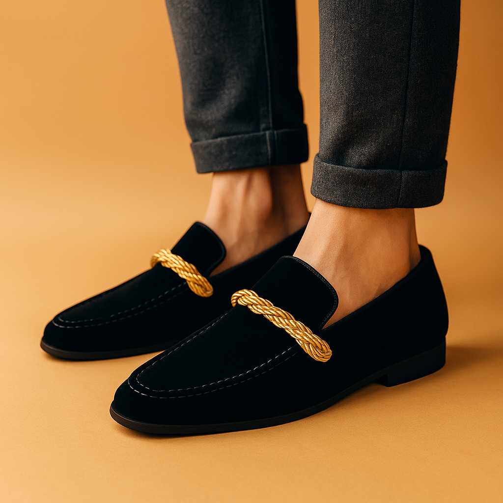 Monte Carlo Velvet Loafers