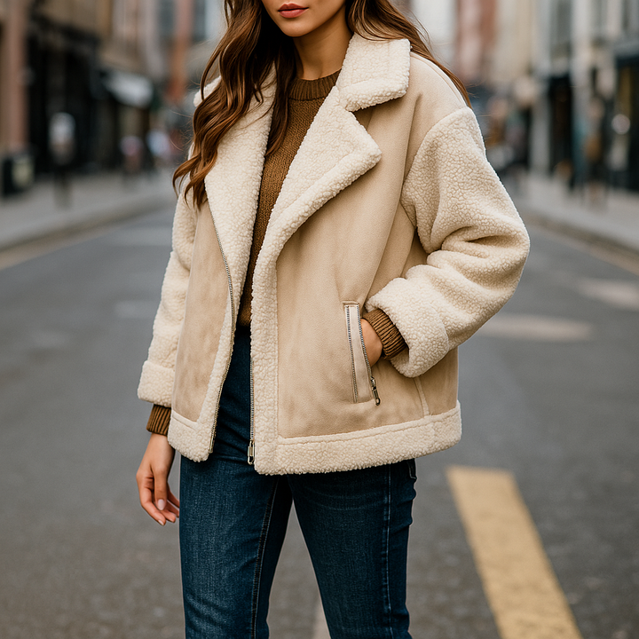 Evelyn Hart Aviator Jacket