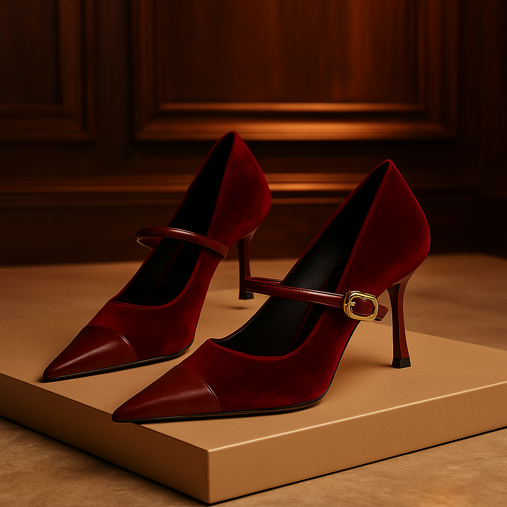 Rosaline Velvet Heels