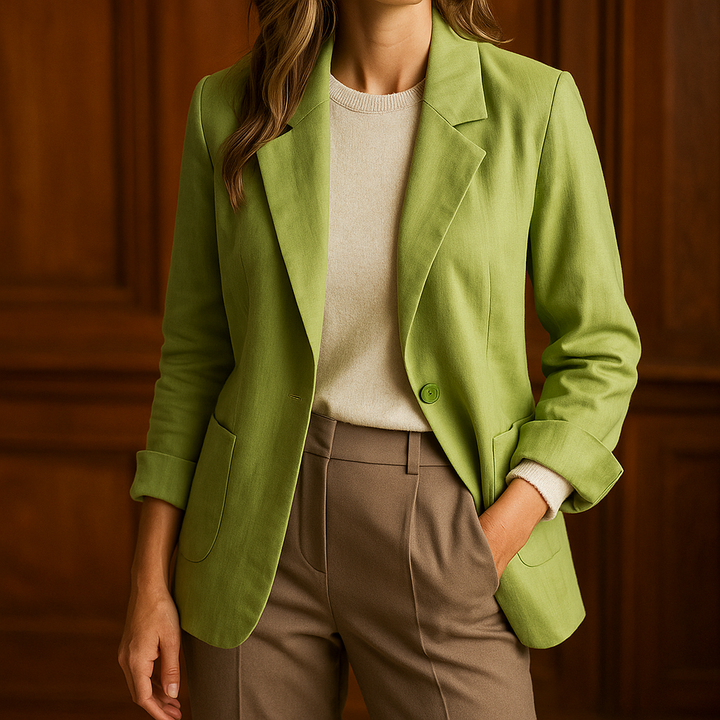 Chelsey Linen Blazer