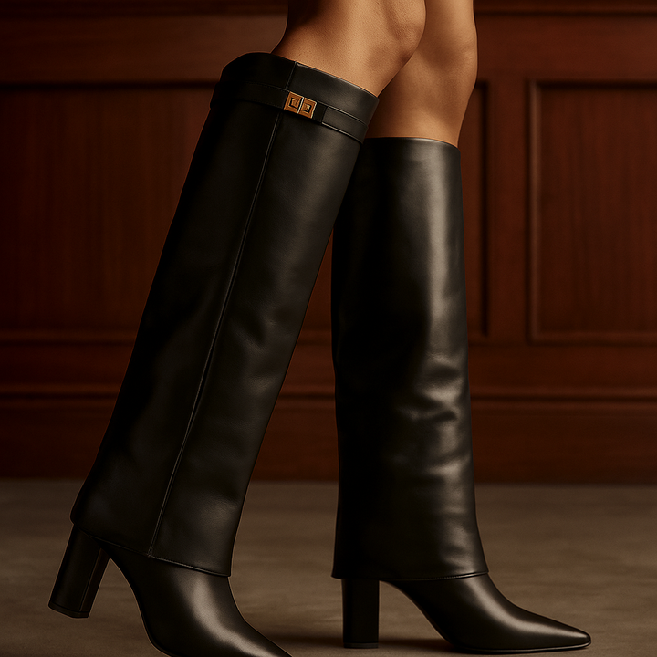 Vera Ren Heeled Boots