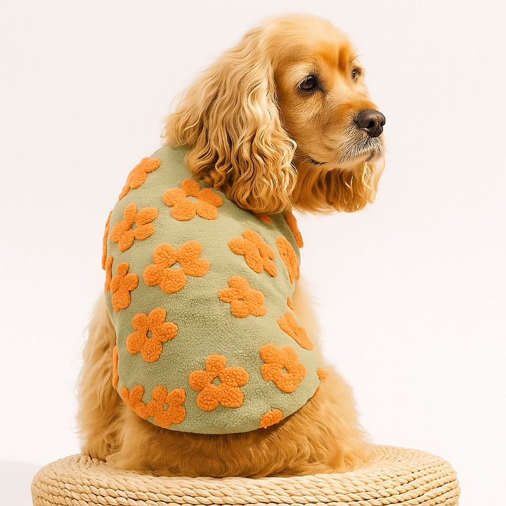 Daisy Bloom Pup Vest