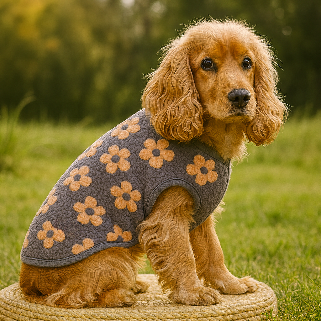 Daisy Bloom Pup Vest