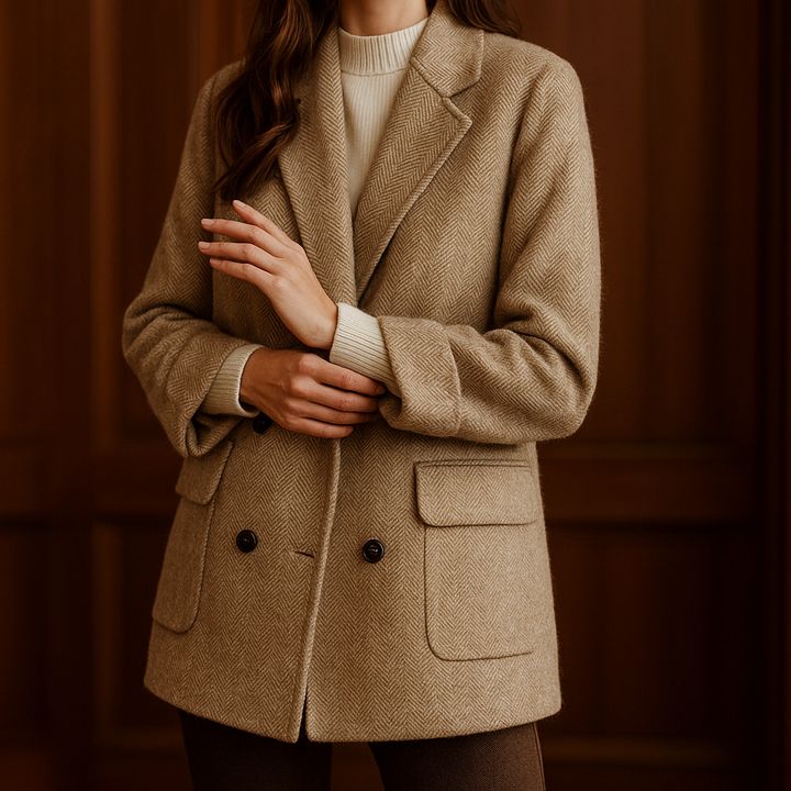 Riviera Herringbone Coat