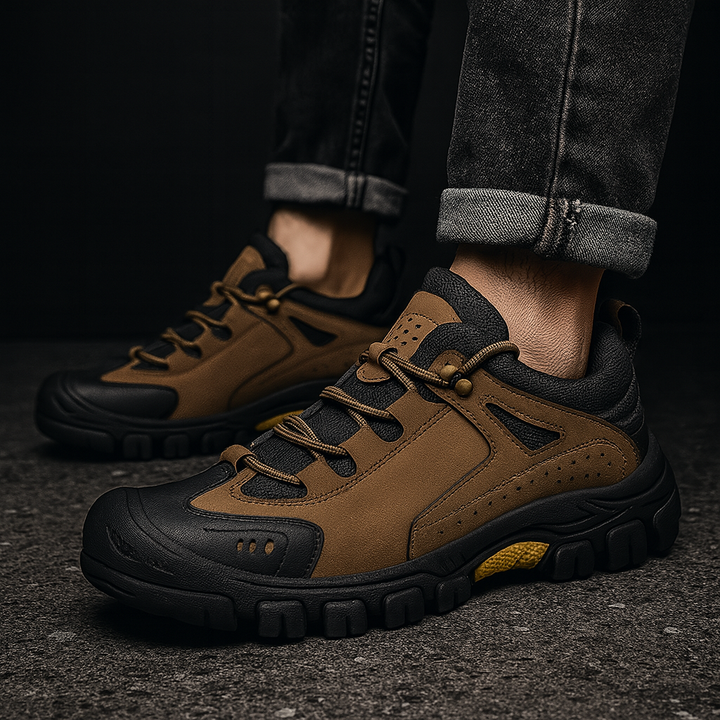 Onyx Leather Sneakers