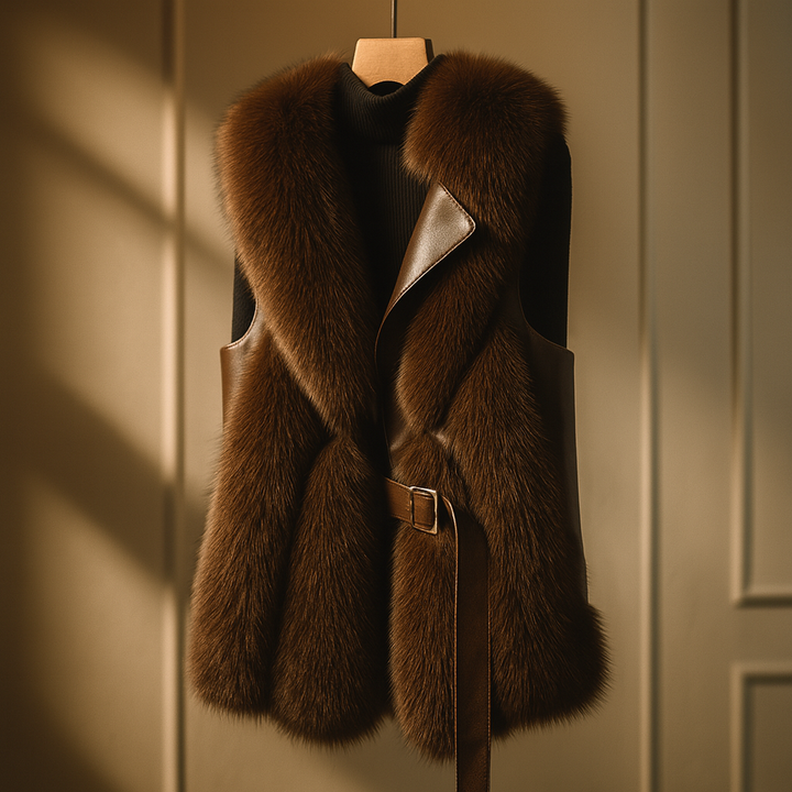 Valentina Morreti Fur Vest
