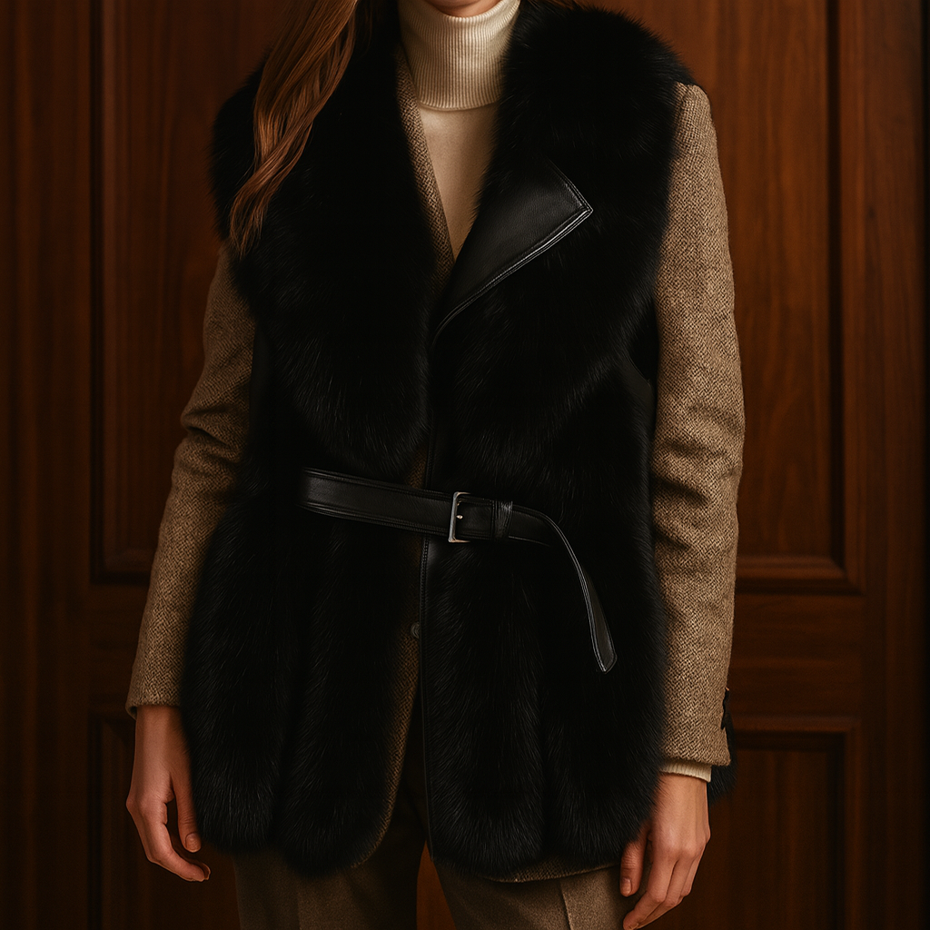 Valentina Morreti Fur Vest