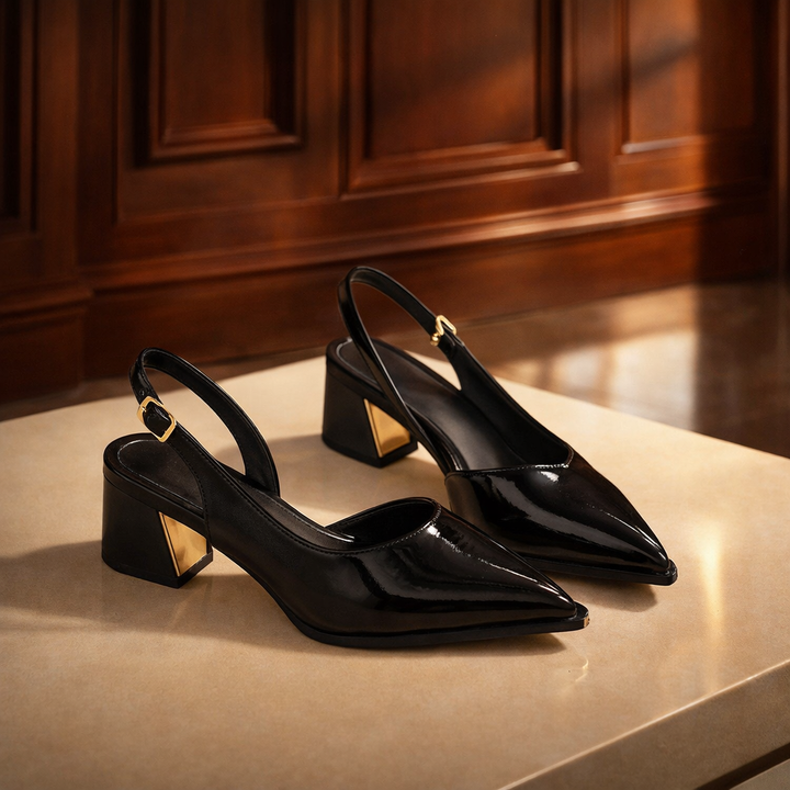 Maribel Pointed Slingback Heels