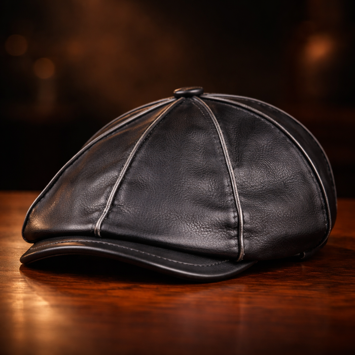 Gianni Genuine Leather Hat