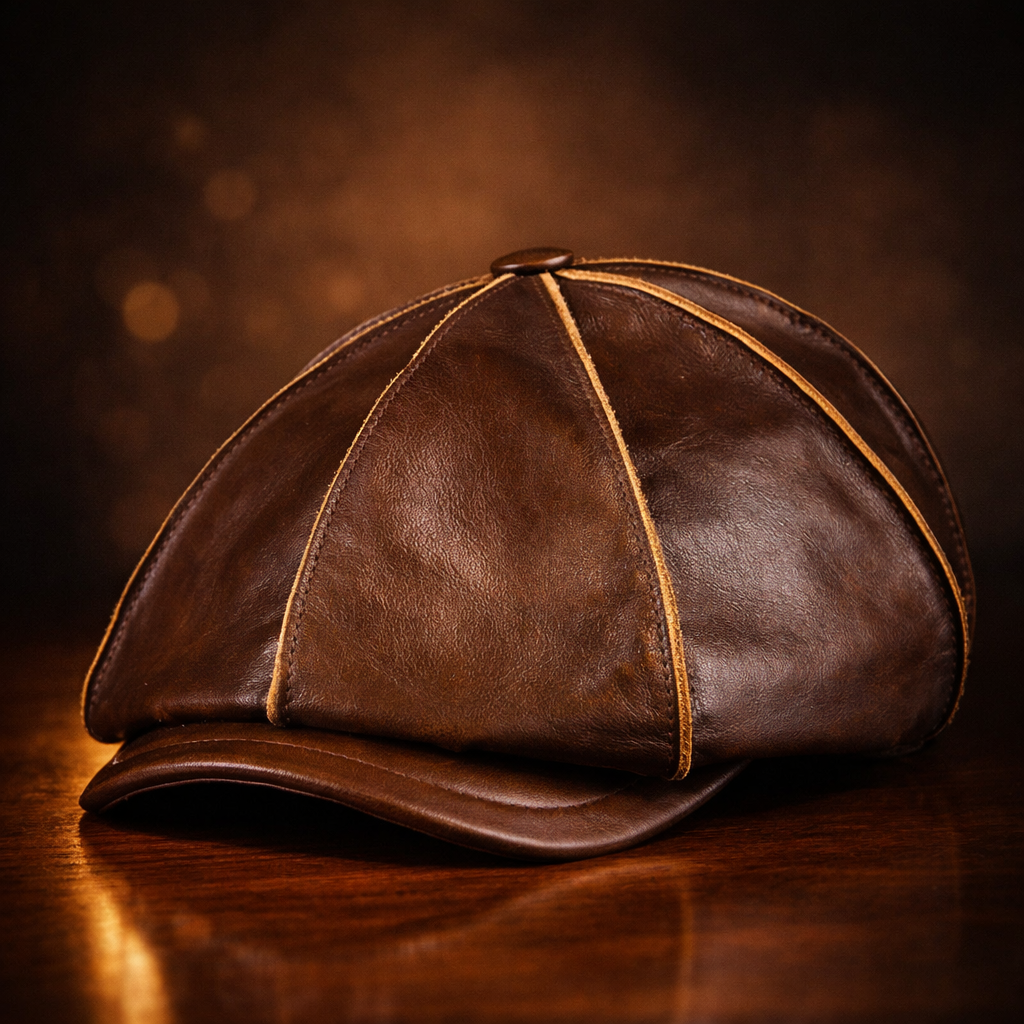 Gianni Genuine Leather Hat