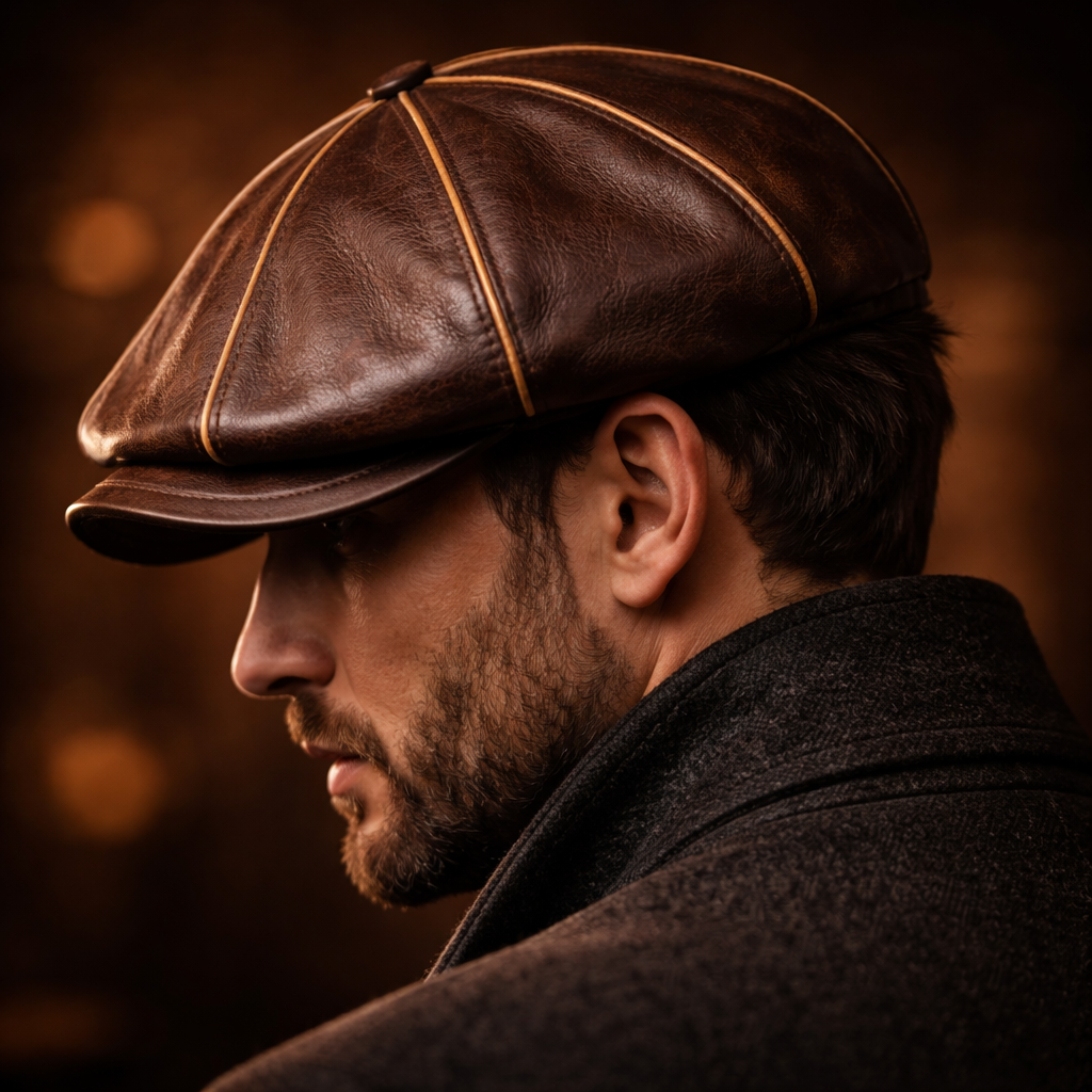 Gianni Genuine Leather Hat