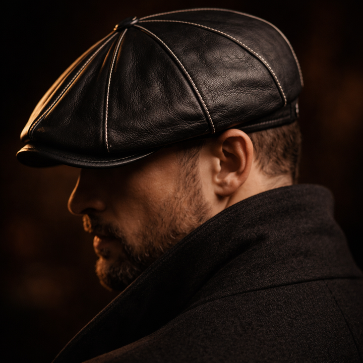 Gianni Genuine Leather Hat