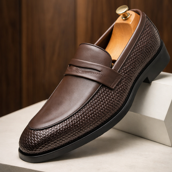 Renzo Textured Loafers