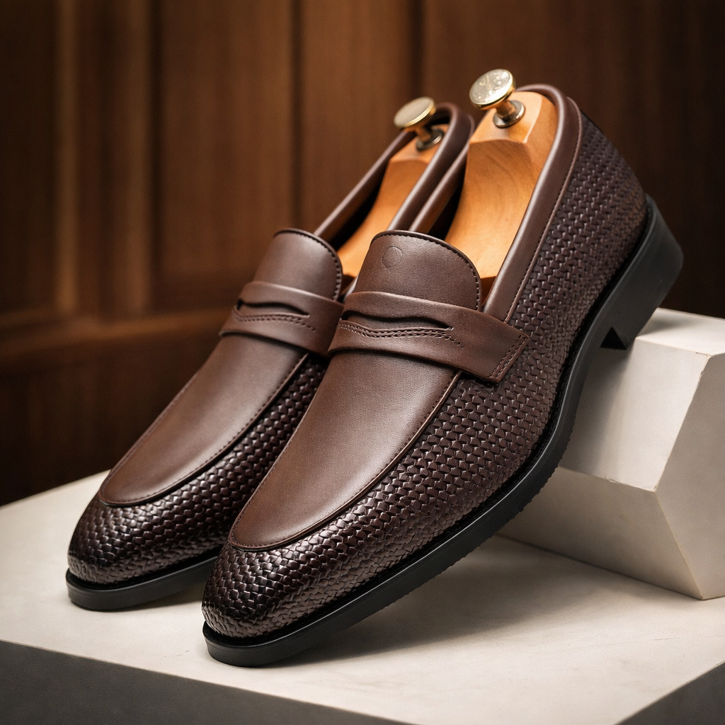 Renzo Textured Loafers