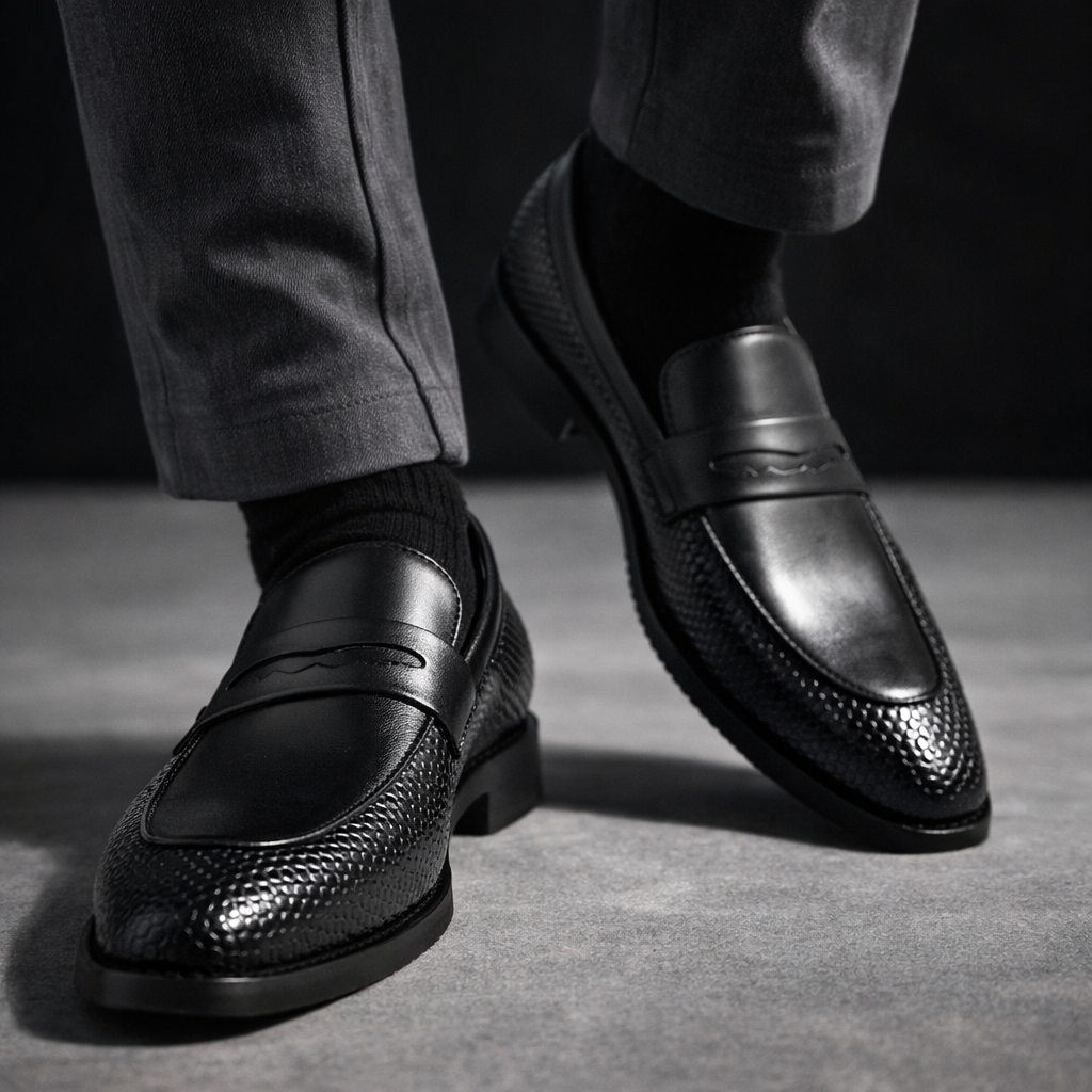 Renzo Textured Loafers