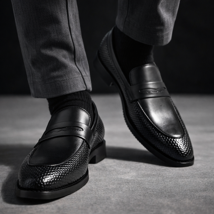 Renzo Textured Loafers