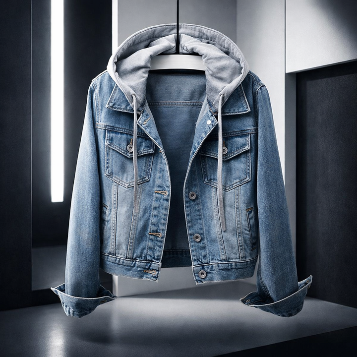 Lena Cropped Denim Jacket