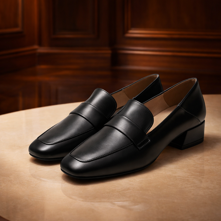 Clara Square-Toe Heels