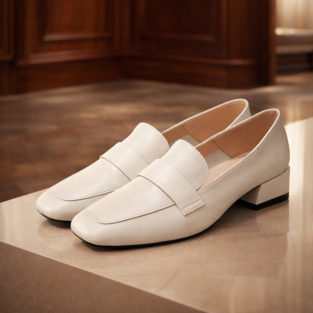 Clara Square-Toe Heels