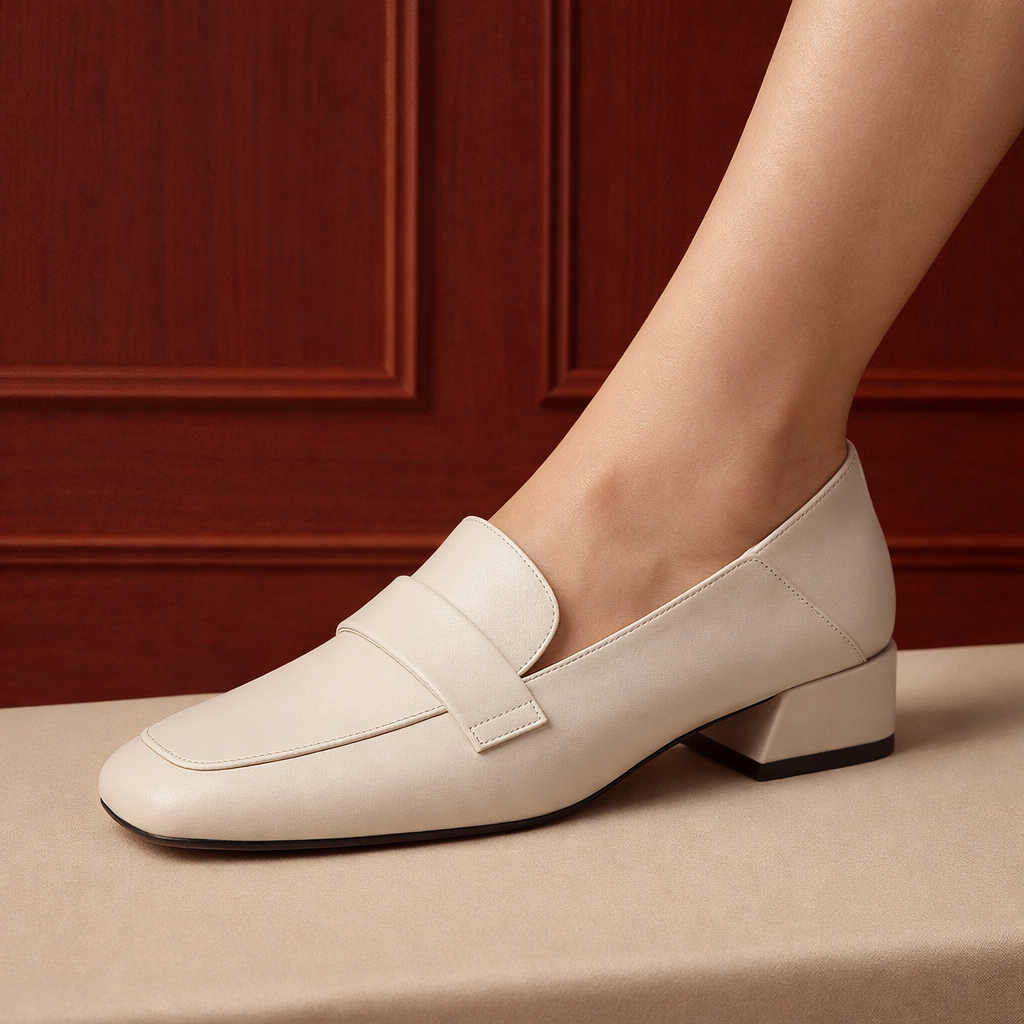 Clara Square-Toe Heels