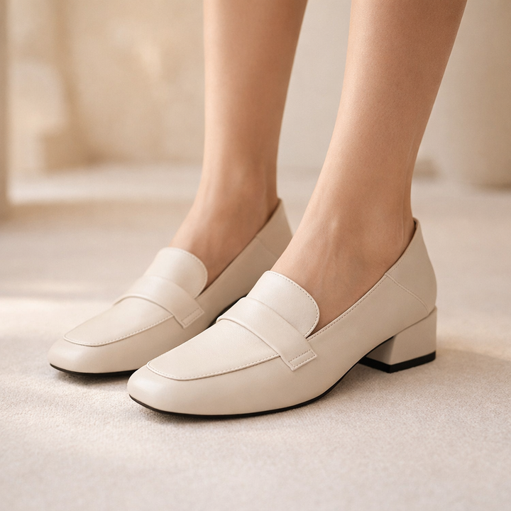 Clara Square-Toe Heels